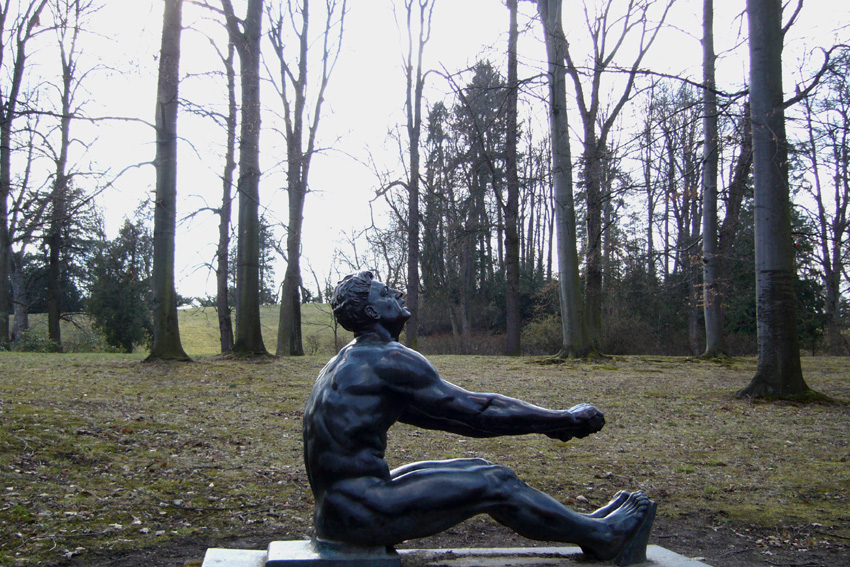 statue rameur hluboka
